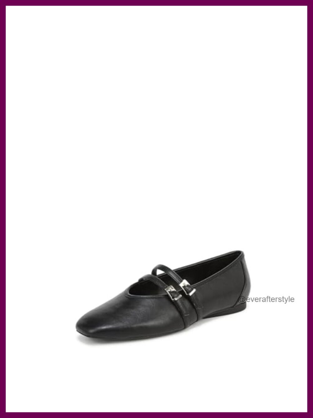 Naturalizer Crista Mary Jane Flats Square Toe Buckle Comfort